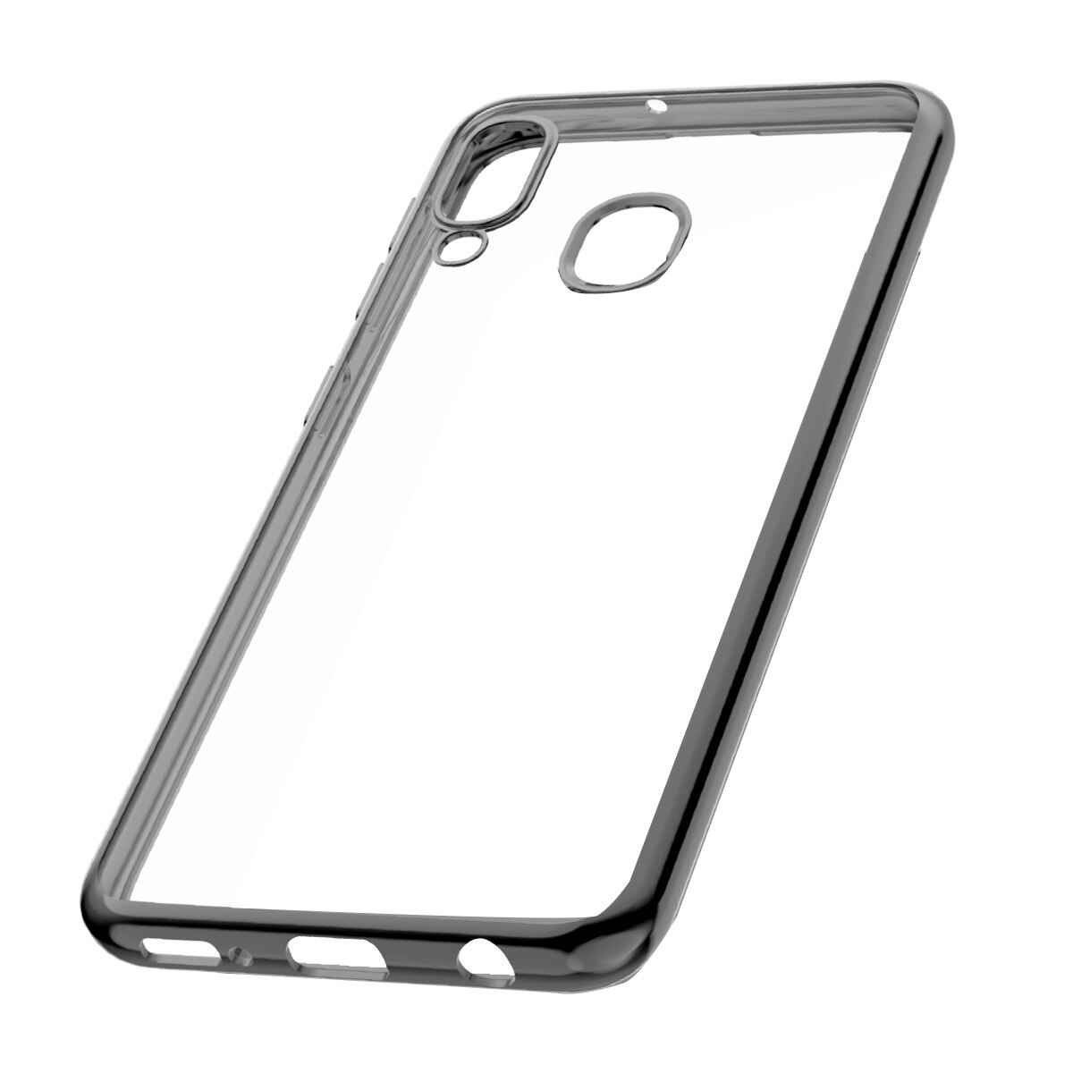 Capac Protectie Spate Cellara Colectia Electro Pentru Samsung Galaxy A20E - Negru