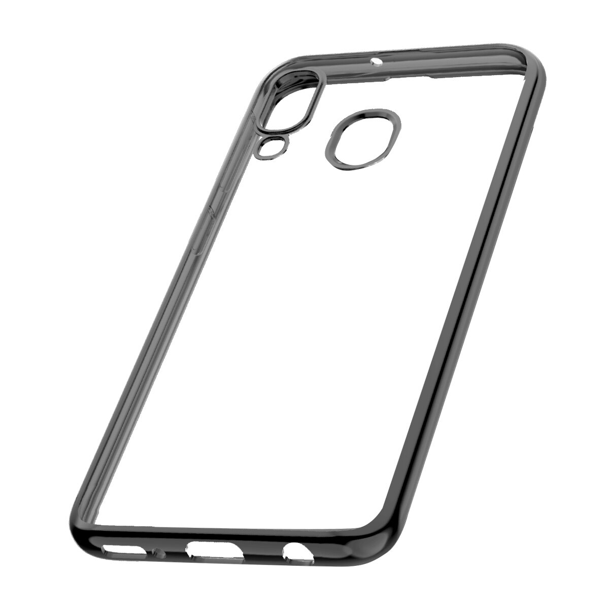 Capac Protectie Spate Cellara Colectia Electro Pentru Samsung Galaxy A40 - Negru