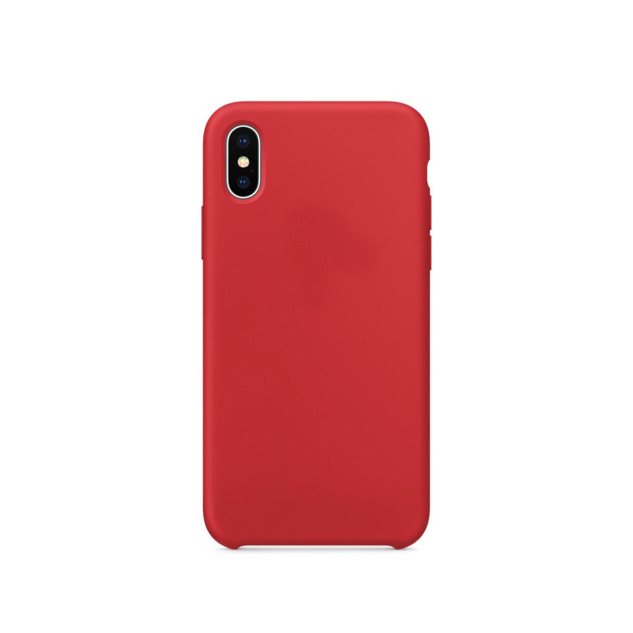 Husa Luxury pentru iPhone X Red Slim, Liquid Silicone iPhone X