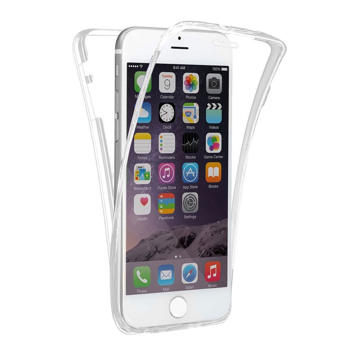 360" Ultra Slim силиконов протектор Huawei P8 Lite 2017/P9 Lite 2017 прозрачен