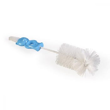 Perie pentru biberoane si tetine 2 in 1 Bear Blue Perie pentru biberoane si tetine 2 in 1 Bear Blue
