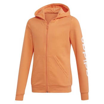 Hanorac Adidas YG E LIN FZ HD FH6615 Copii, Portocaliu, 140 CM Hanorac Adidas YG E LIN FZ HD FH6615 Copii, Portocaliu, 140 CM