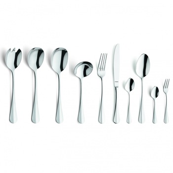 Set tacamuri Amefa, 40 piese, model Baguette, Inox, 6 persoane Set tacamuri Amefa, 40 piese, model Baguette, Inox, 6 persoane