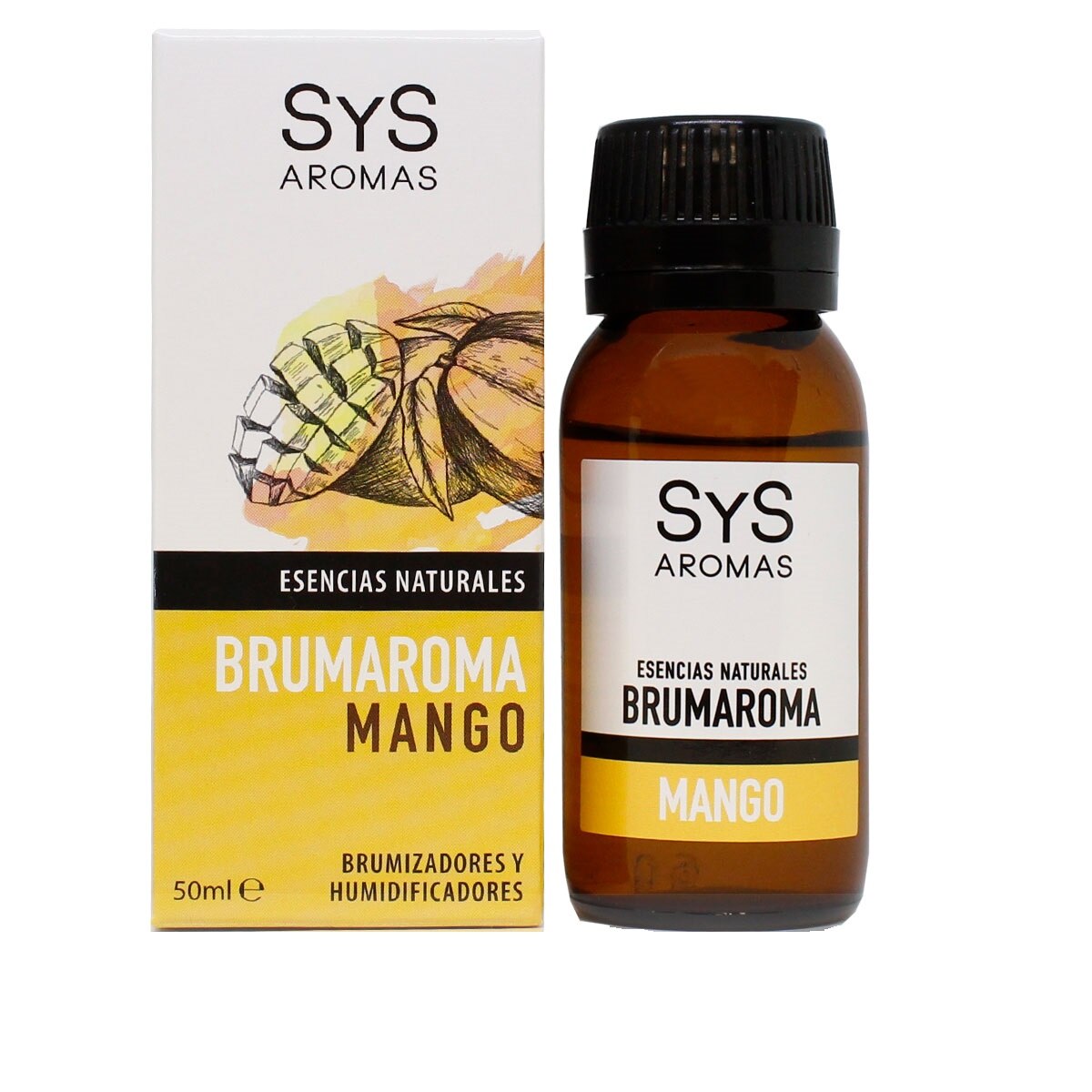 Esenta naturala Brumaroma difuzor aromaterapie / umidificator, Mango 50 ml