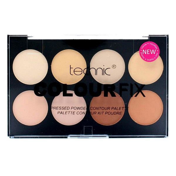 Paleta Profesioanala Cu 8 Pudre Compacte Technic Colour Fix