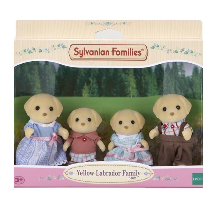 Papusi Sylvanian Families Yellow Labrador Family