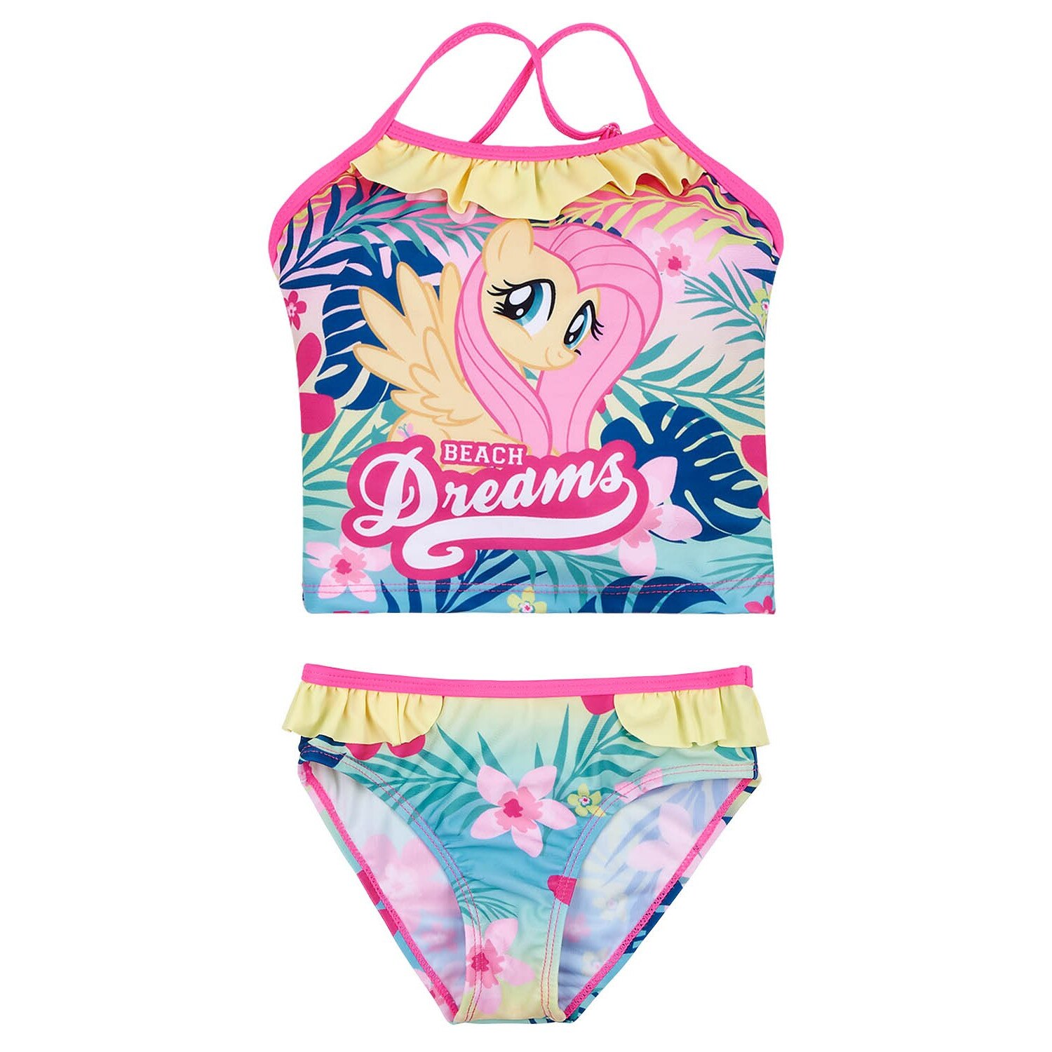 Costum de baie My Little Pony albastru turcoaz, Multicolor, 92 CM