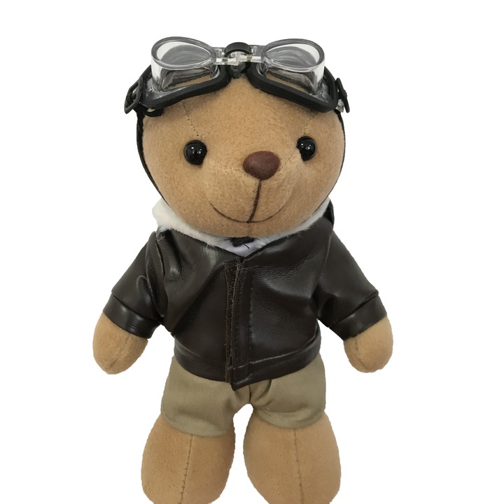 Jucarie de Plus Ursulet Pilot 20 cm