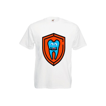 Tricou barbatesc personalizat Fruit of the loom Dentist power, cel mai bun dentist, alb, 2XL Tricou barbatesc personalizat Fruit of the loom Dentist power, cel mai bun dentist, alb, 2XL