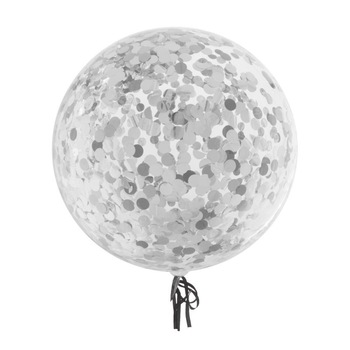 Balon confetti, ProCart, latex transparent, diametru 18 inch, accesoriu petrecere, rotund, aer sau heliu Balon confetti, ProCart, latex transparent, diametru 18 inch, accesoriu petrecere, rotund, aer sau heliu