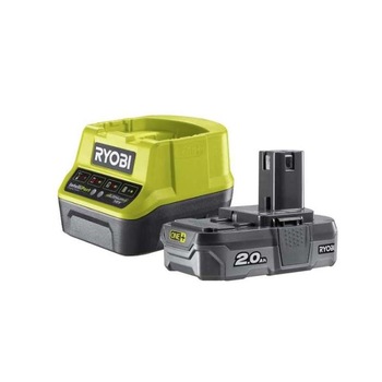 Set acumulator, Ryobi, Li-Ion ONE+ 18V, 2.0 Ah + Incarcator, RC18120-120 Set acumulator, Ryobi, Li-Ion ONE+ 18V, 2.0 Ah + Incarcator, RC18120-120