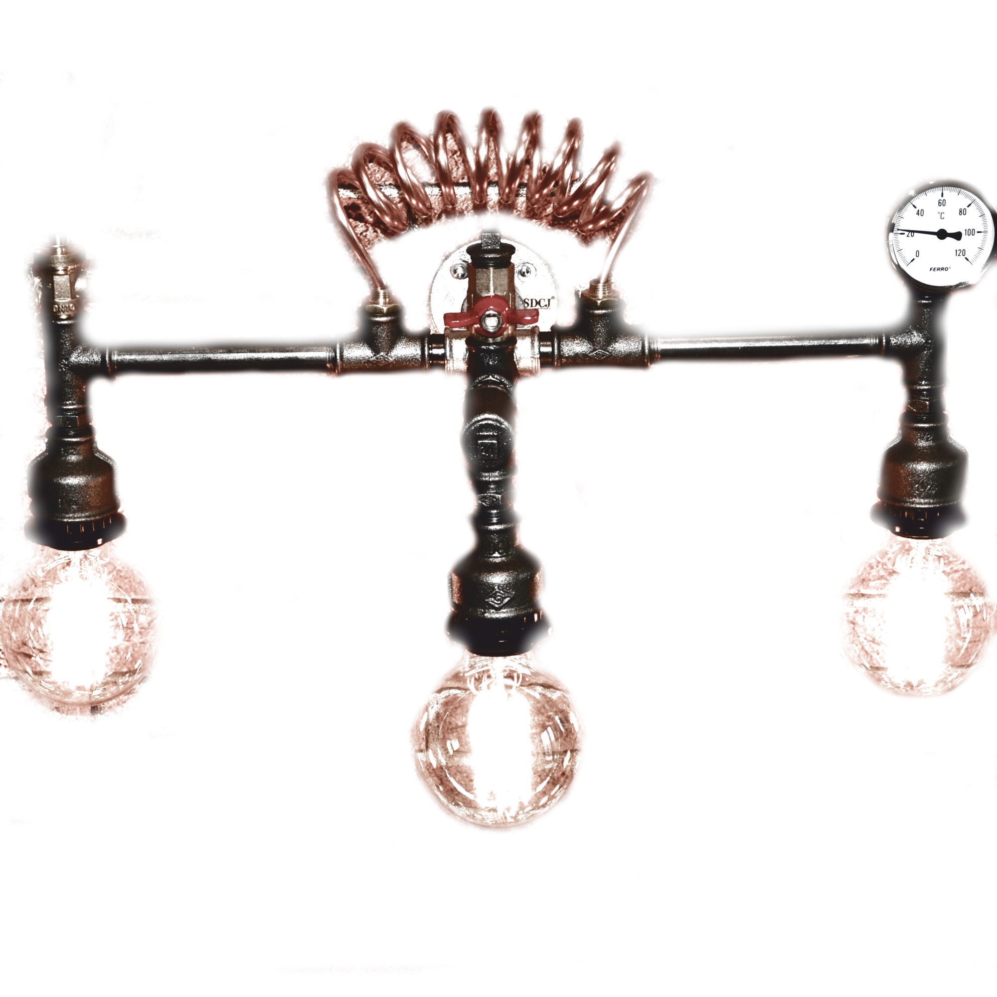 Lampa aplica steampunk