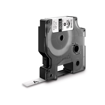 Etichete tub termocontractibil, DYMO 18053 ID1, 9mm x 1.5m, negru/alb Etichete tub termocontractibil, DYMO 18053 ID1, 9mm x 1.5m, negru/alb