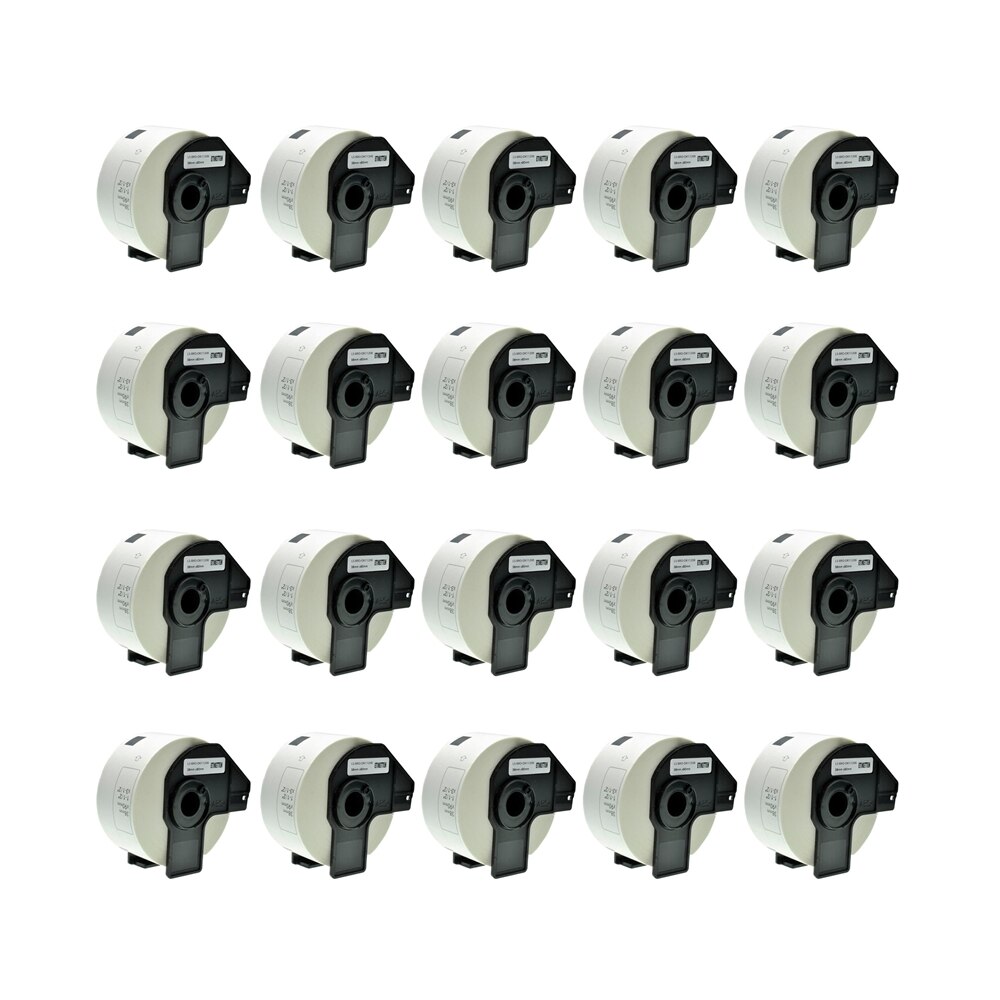 Set 20 Banda/Rola DK 11208 etichete Alb 38mmX90mm Compatibile Pentru BROTHERP-Touch QL 1000 Series / QL 1050 / QL 1060 N / QL 500 A / QL 500 BS / QL 500 BW / QL 550 / QL 560 VP / QL 560 YX / QL 570 / QL 580 / QL 650 TD / QL 700 / QL 710 W / QL 720 NW