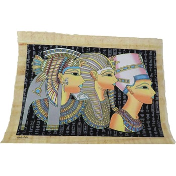 Imagine de perete 42/32cm, dualwiew, tablou stil egiptean, pictat manual, hartie de papirus, lumineaza in intuneric, E115 Imagine de perete 42/32cm, dualwiew, tablou stil egiptean, pictat manual, hartie de papirus, lumineaza in intuneric, E115