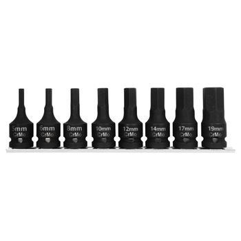 Trusa tubulare impact cu varft hexagonal Proline, 5 - 19 mm, 8 piese/set Trusa tubulare impact cu varft hexagonal Proline, 5 - 19 mm, 8 piese/set