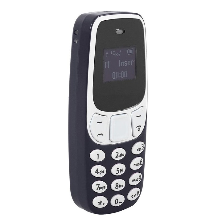 L8Star BM10 Mini Phone Kártyafüggetlen mobiltelefon, Fekete