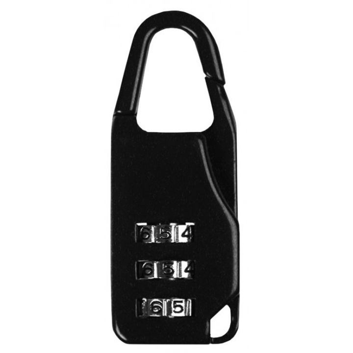 Lacat pentru bagaje cu cifru, latime 22mm, cod din 3 cifre, Top Tools 90U214