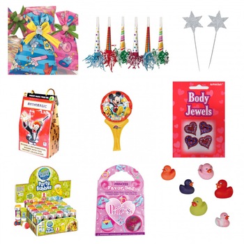 Pachet Pentru Fetite (gentuta, bagheta, joc magic, ratusca, tatuaje, baloane de sapun, balon, suflatoare) Pachet Pentru Fetite (gentuta, bagheta, joc magic, ratusca, tatuaje, baloane de sapun, balon, suflatoare)