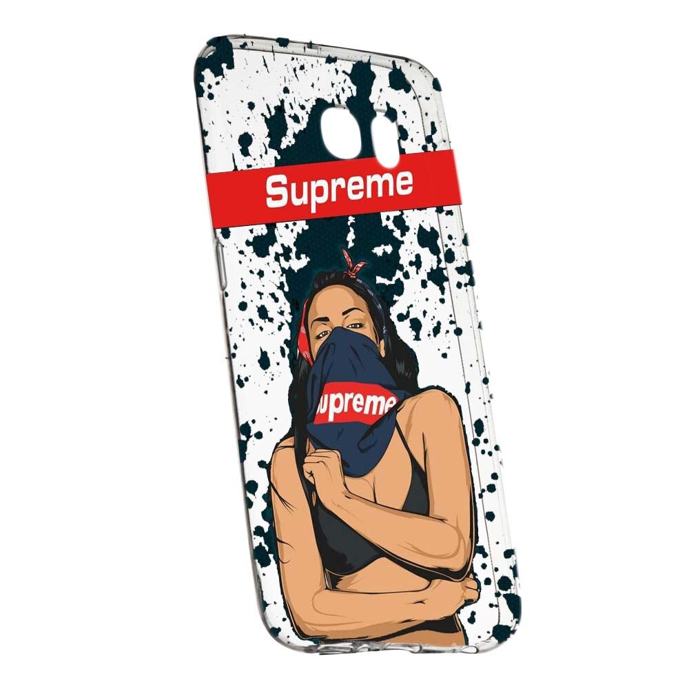 Husa de protectie Supreme, Woman pentru Samsung Galaxy S6 Edge, rezistenta la uzura, anti-alunecare, din silicon Premium, 256