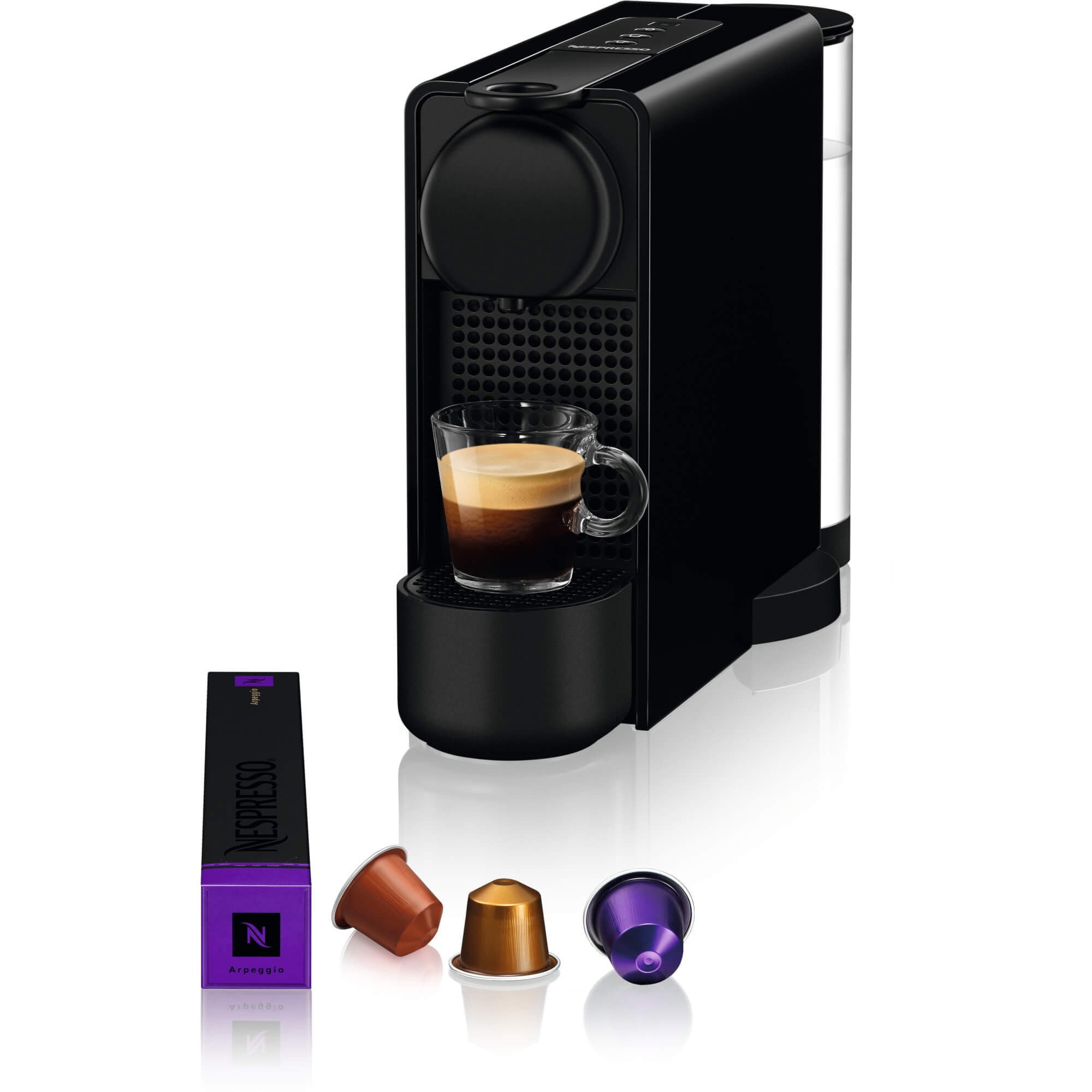 新品ネスプレッソNespresso Essenza Plus C45JPブラック Espressor Nespresso Essenza Plus C45, 1260W, 19 bar, functie