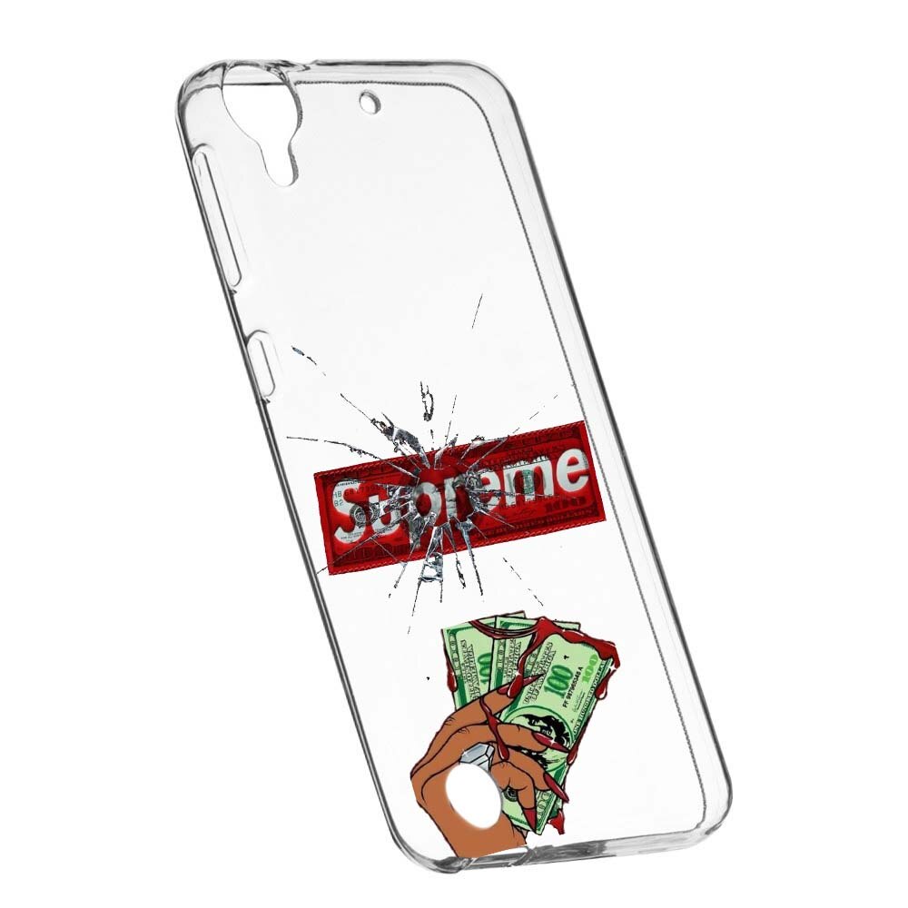 Husa de protectie Supreme, Money pentru HTC Desire 825/10 Lifestyle, rezistenta la uzura, anti-alunecare, din silicon Premium, 257