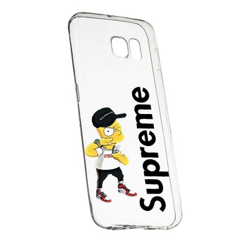 Husa de protectie Supreme, The Simpsons pentru Samsung Galaxy S7, rezistenta la uzura, anti-alunecare, din silicon Premium, 258 Husa de protectie Supreme, The Simpsons pentru Samsung Galaxy S7, rezistenta la uzura, anti-alunecare, din silicon Premium, 258