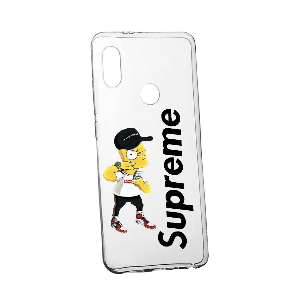 Husa de protectie Supreme, The Simpsons pentru Xiaomi Redmi Note 5 Pro / Note 5 Dual Camera, rezistenta la uzura, anti-alunecare, din silicon Premium, 258