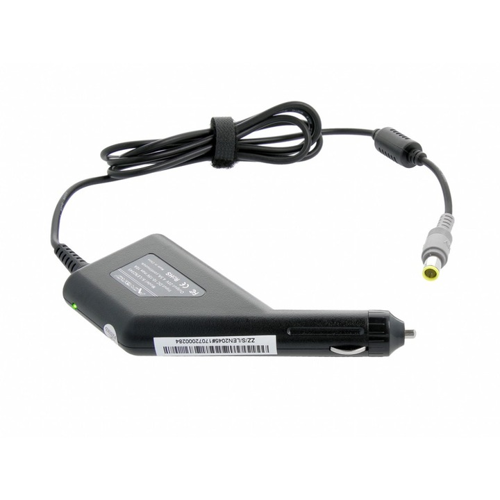 Зарядно за кола 20v 4.5a (8.0x5.5 pin) - серия lenovo ThinkPad