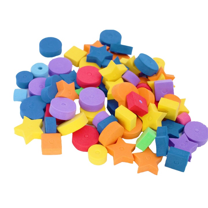 Margele jumbo din spuma, 500 de piese, Childhood