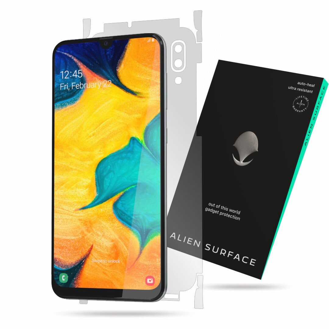 Folie Alien Surface, Samsung Galaxy A30, protectie spate, laterale