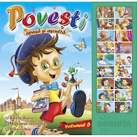 Carte de povesti cu sunete, volumul 5 - Bucle aurii, Motanul incaltat, Pinocchio - Editura Dorinta