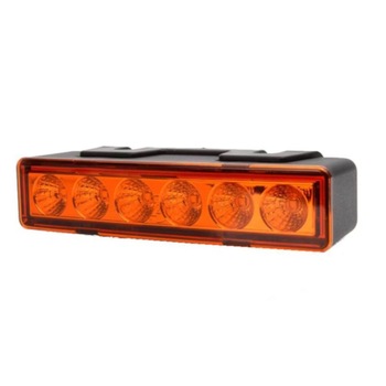 Girofar 12/24V h 32.8x146.5, 6 LED-uri, grila, W117, 898.1 Was Girofar 12/24V h 32.8x146.5, 6 LED-uri, grila, W117, 898.1 Was