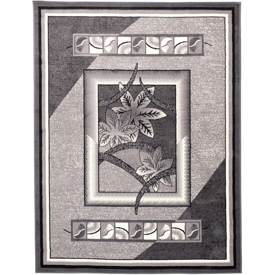 Covor Cheap Modern Short Pile Abstract Chemex 1912A CRM gri 160x230