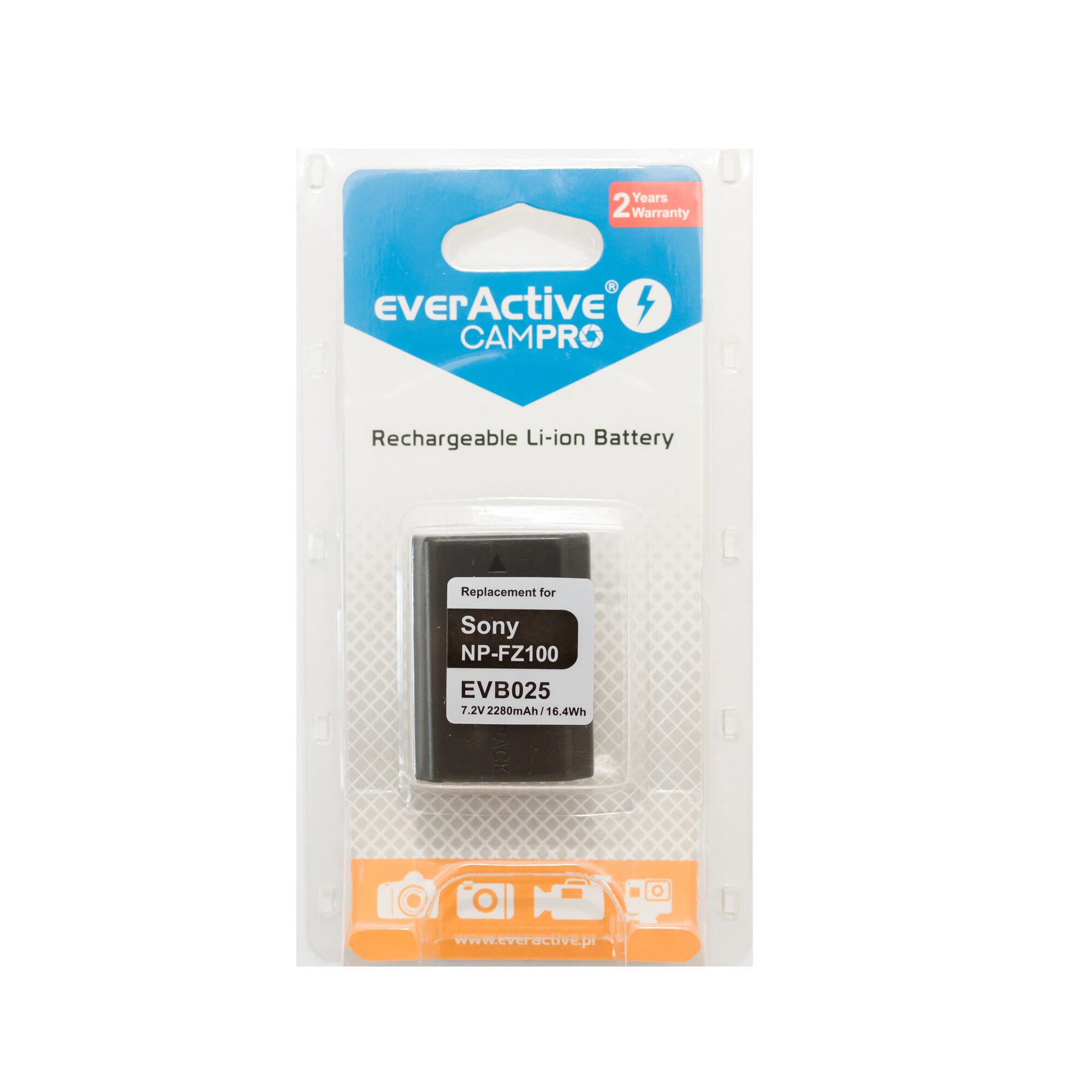Acumulator Premium tip Sony EverActive CamPro - NP-FZ100 -2280mAh