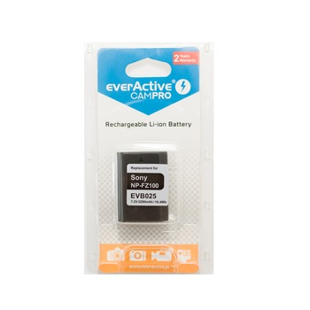 Acumulator Premium tip Sony EverActive CamPro - NP-FZ100 -2280mAh Acumulator Premium tip Sony EverActive CamPro - NP-FZ100 -2280mAh
