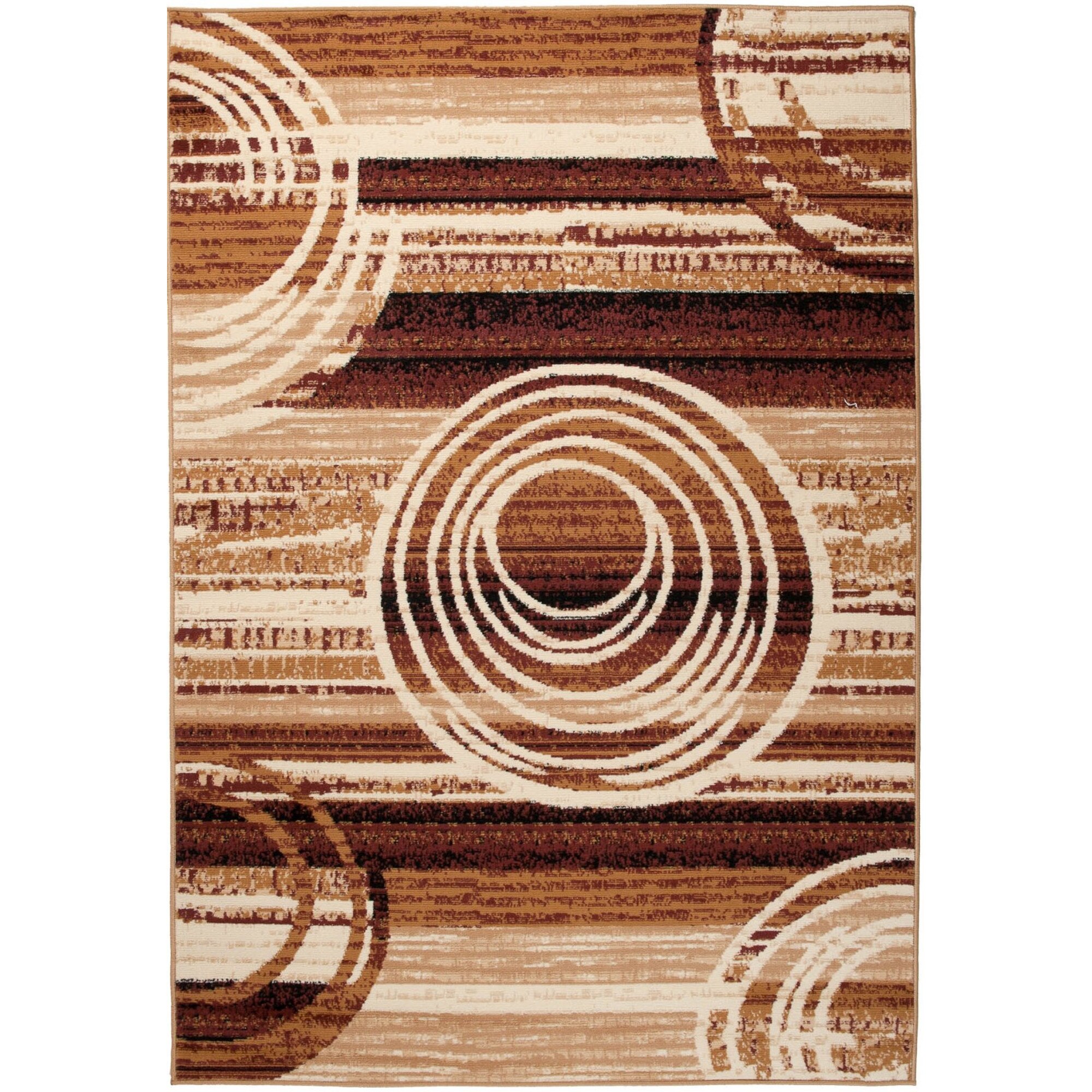 Covor Cheap Modern Short Pile Abstract Chemex D325A BGX galben 250x350