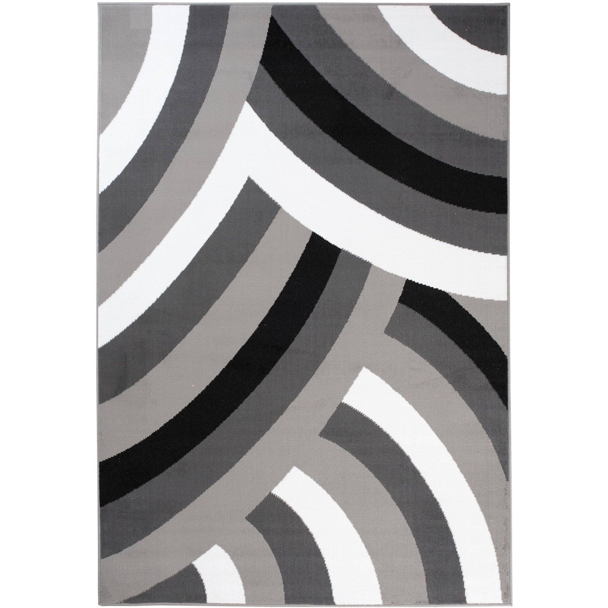 Covor Cheap Modern Short Pile Abstract Chemex T964A CRM gri 220x300