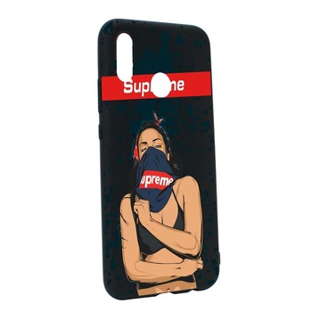 Husa de protectie Supreme, Woman pentru Huawei P20 Lite, rezistenta la uzura, anti-alunecare, din silicon Premium, B256 Husa de protectie Supreme, Woman pentru Huawei P20 Lite, rezistenta la uzura, anti-alunecare, din silicon Premium, B256