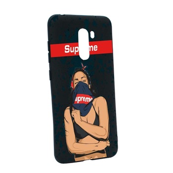 Husa de protectie Supreme, Woman pentru Xiaomi PocoPhone F1, rezistenta la uzura, anti-alunecare, din silicon Premium, B256 Husa de protectie Supreme, Woman pentru Xiaomi PocoPhone F1, rezistenta la uzura, anti-alunecare, din silicon Premium, B256