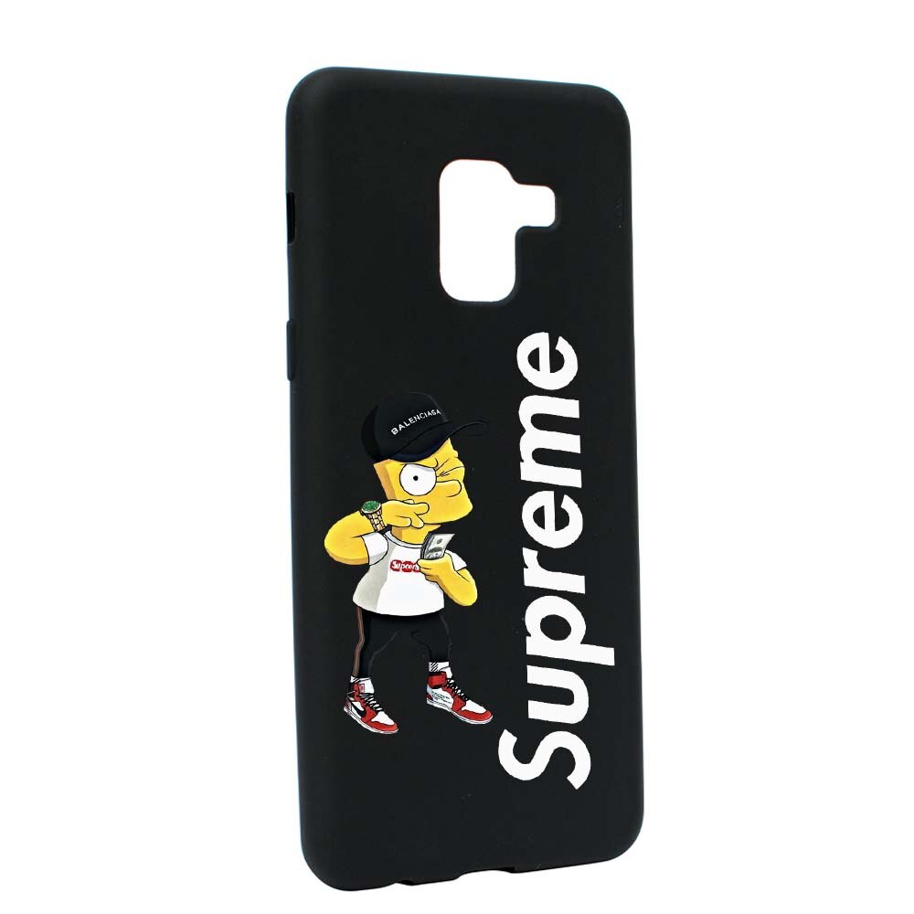 Husa de protectie Supreme, The Simpsons pentru Samsung Galaxy A5 2018, rezistenta la uzura, anti-alunecare, din silicon Premium, B258