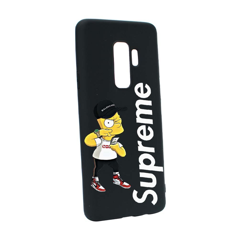 Husa de protectie Supreme, The Simpsons pentru Samsung Galaxy S9, rezistenta la uzura, anti-alunecare, din silicon Premium, B258