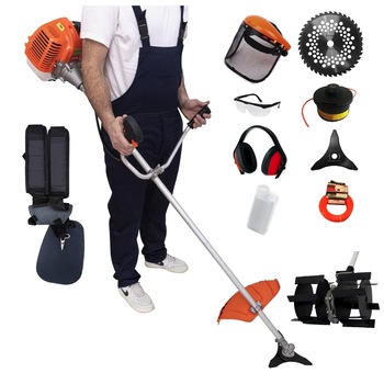 Set Motocoasa PANDORA (5*), 5CP ,10.000RPM, 8 Accesorii + Cap Tip Prasitoare Set Motocoasa PANDORA (5*), 5CP ,10.000RPM, 8 Accesorii + Cap Tip Prasitoare