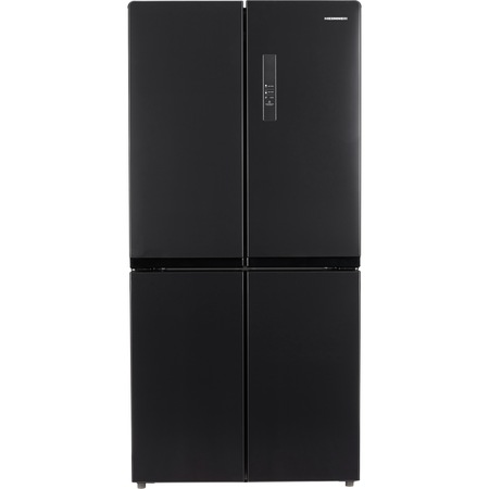 Side by side Heinner HSBS-M469MNFDX+, 469 l, Clasa A+, Full No Frost, Display touch, Control electronic, H 177.5 cm, Dark Inox