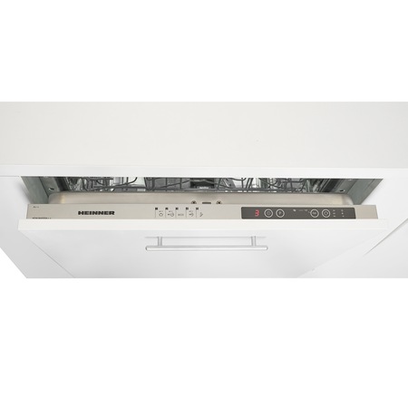 Masina de spalat vase incorporabila Heinner HDW-BI6005A++, 12 seturi, 5 programe, Clasa A++, Control electronic, Display LED, Aquastop, 60 cm