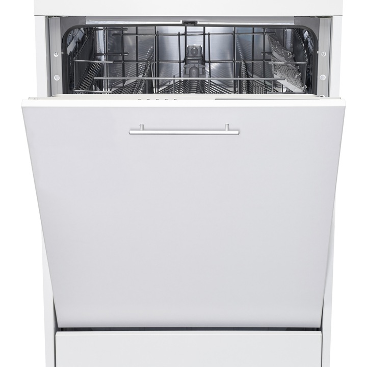 Masina de spalat vase incorporabila Heinner HDW-BI6005A++, 12 seturi, 5 programe, Clasa A++, Control electronic, Display LED, Aquastop, 60 cm