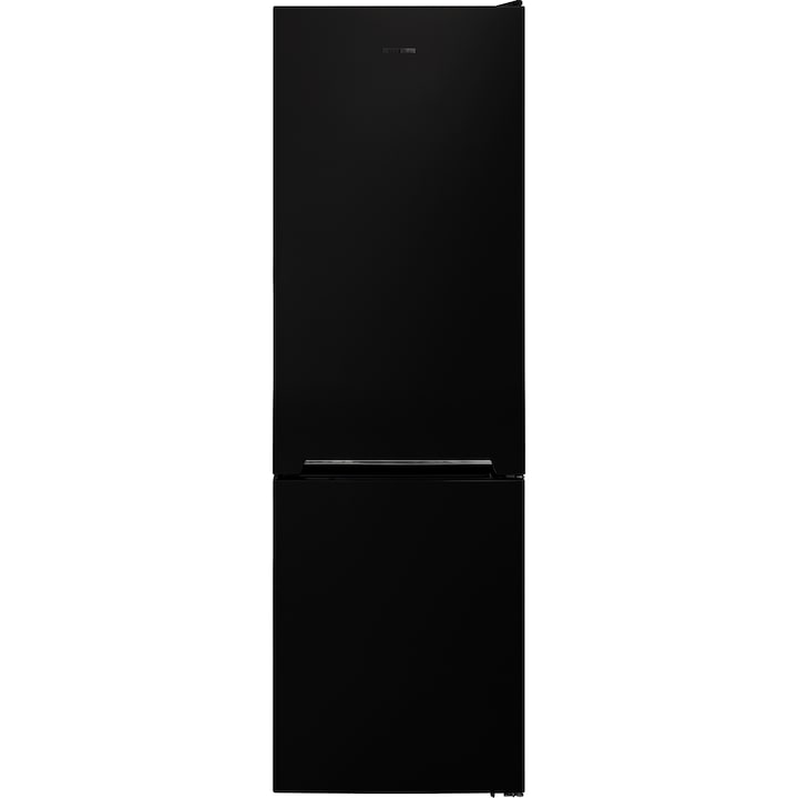 Heinner HC-V268BKF+ Kombinált hűtőszekrény, 170 cm, 268L, Less Frost technológia, LED világítás, F energiaosztály, Fekete