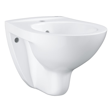 Bideu Grohe Bau 39433000, montare suspendata, preaplin, Alb