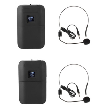 Set 2 microfoane unidirectionale headset, Cablu Jack 3.5 mm, avand 2 transmitatoare si 1 receptor - Phuture® Set 2 microfoane unidirectionale headset, Cablu Jack 3.5 mm, avand 2 transmitatoare si 1 receptor - Phuture®