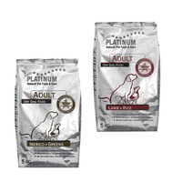 set 2 pungi cu hrana uscata pentru caini platinum natural adult pack lamb amp rice si iberico amp greens 2x5 kg imagen 45_0_
0